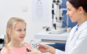 Eye Doctor with Child