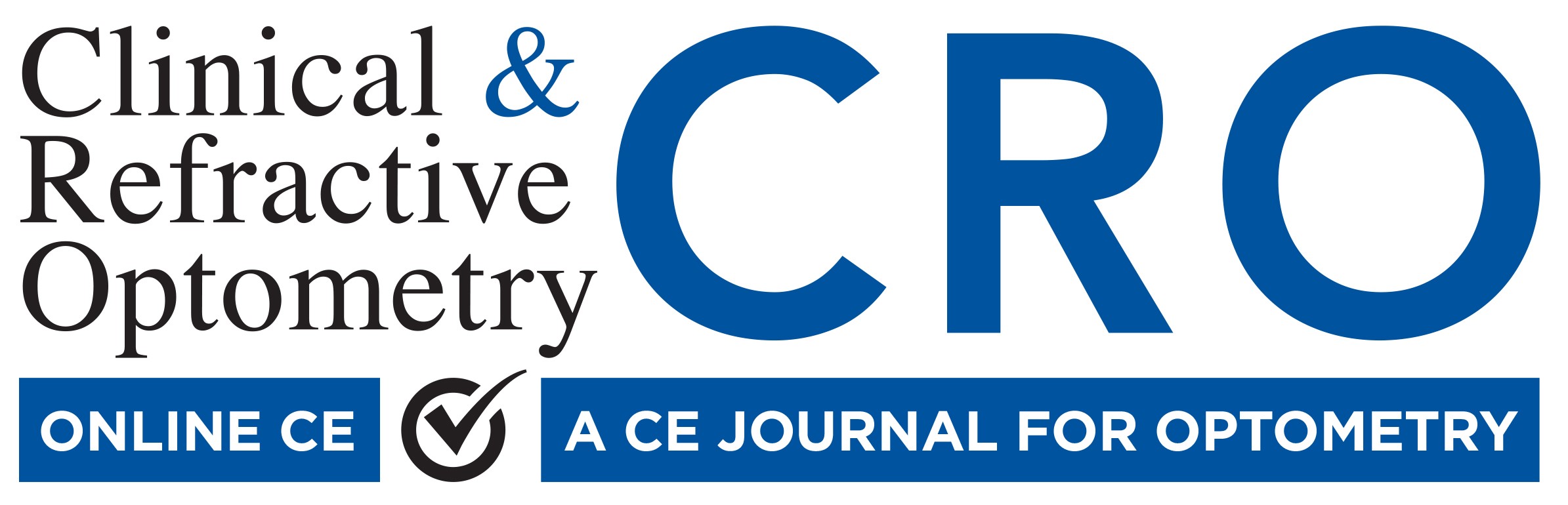 CRO A CE Journal For Optometry Logo